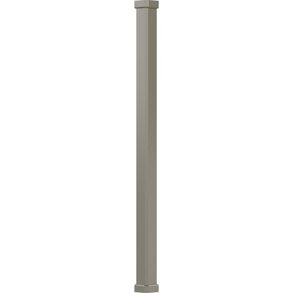 Ekena Millwork 6" x 9' Endura-Aluminum Craftsman Style Column Square Shaft (For Post Wrap Installation) Non-Tapered EA0609INPSFCRCR - main